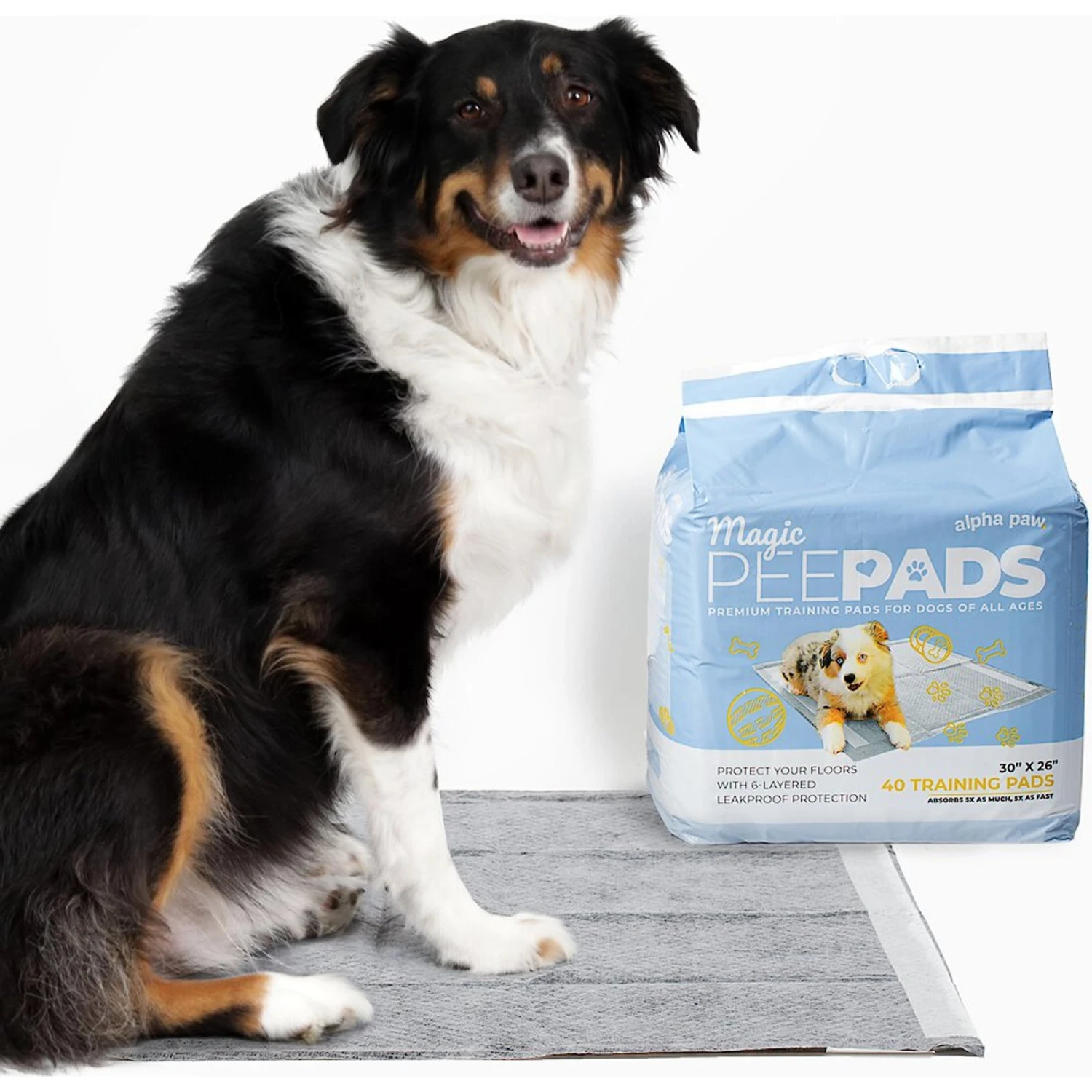 Alpha Paw Magic Dog Pee Pads 2 Alpha Paw Magic Dog Pee Pads - Image 2