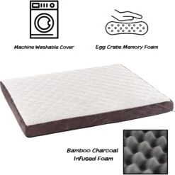 Pet Adobe Bamboo Charcoal-Infused Foam Covered Dog Bed -PetSafe Shop Sale 344923 PT2. AC SS1800 V1637288220