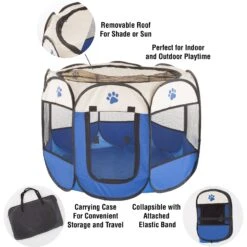 Pet Adobe Pop-Up Dog Playpen -PetSafe Shop Sale 345055 PT2. AC SS1800 V1637280396