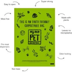 MyEcoPet Compostable Dispenser & Dog Waste Bags, 30 Count 10 MyEcoPet Compostable Dispenser & Dog Waste Bags, 30 Count -PetSafe Shop Sale 347184 PT2. AC SS1800 V1670615208