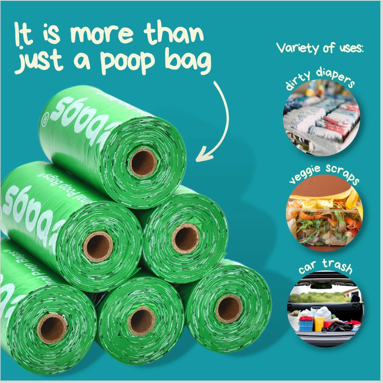 The Original Poop Bags Peanuts USDA Biobased Dog Poop Bags 4 The Original Poop Bags Peanuts USDA Biobased Dog Poop Bags - Image 4