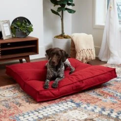 Happy Hounds Milo Square Tufted Pillow Dog Bed -PetSafe Shop Sale 352561 PT2. AC SS1800 V1642210636