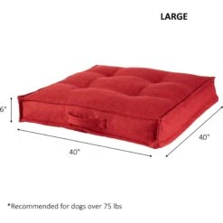 Happy Hounds Milo Square Tufted Pillow Dog Bed -PetSafe Shop Sale 352561 PT7. AC SS1800 V1688752148