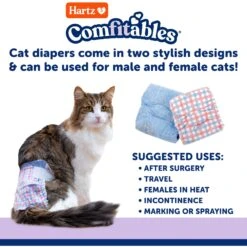 Hartz Disposable Cat Diaper -PetSafe Shop Sale 354607 PT6. AC SS1800 V1639759688