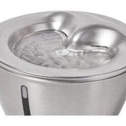 Frisco Stainless Steel Heart Dog & Cat Fountain -PetSafe Shop Sale 355816 PT2. AC SS1800 V1665174561