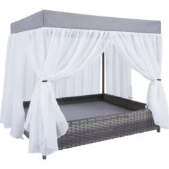 Frisco Outdoor Wicker Canopy Dog Bed -PetSafe Shop Sale 356071 PT2. AC SS1800 V1651003892