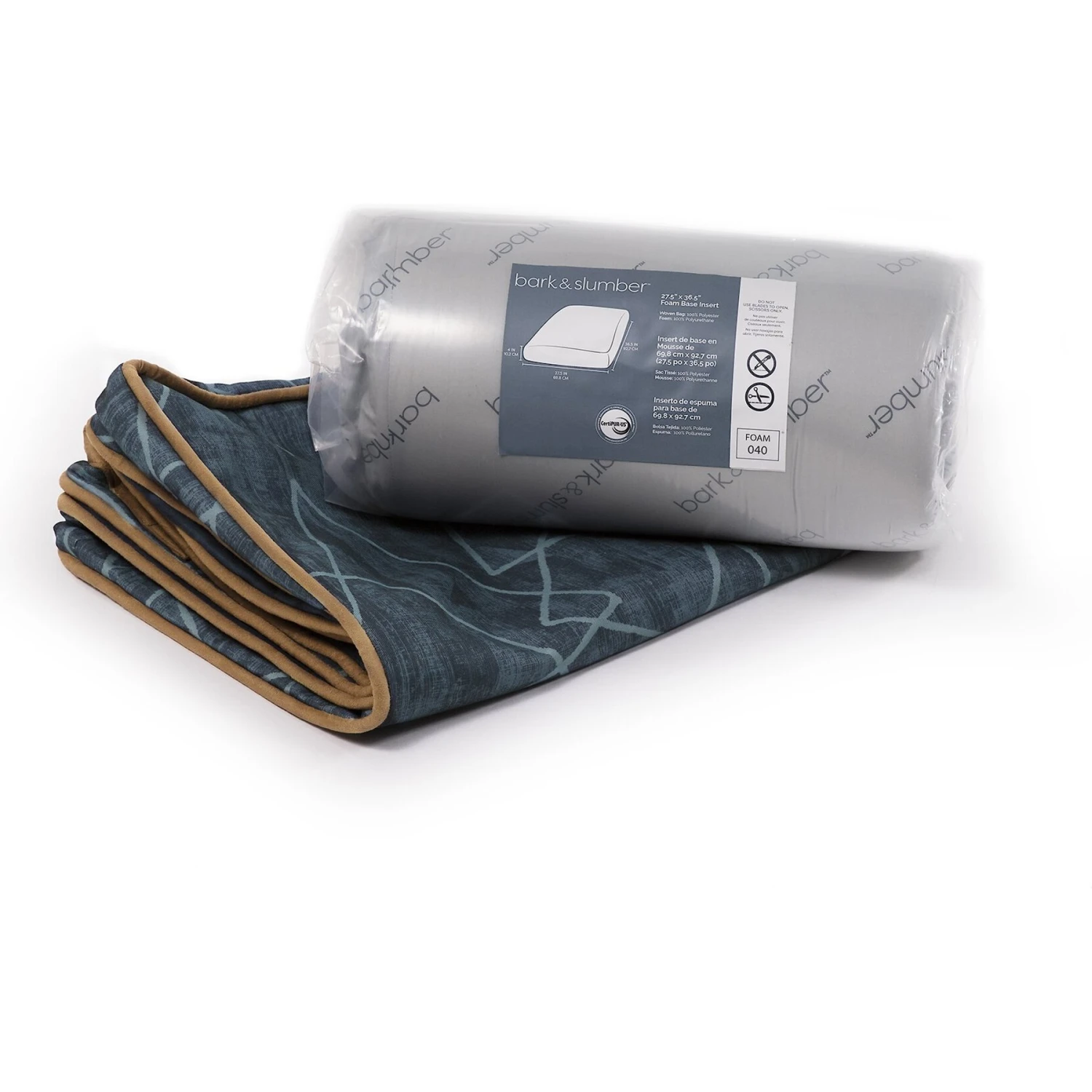 Bark And Slumber Lounger Pillow Dog Bed With Removable Cover 8 Bark And Slumber Lounger Pillow Dog Bed With Removable Cover - Image 8