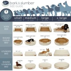 Bark And Slumber Rectangular Lounger Pillow Dog Bed With Removable Cover -PetSafe Shop Sale 361297 PT7. AC SS1800 V1660515291