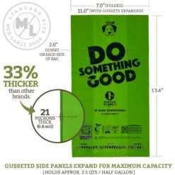 Doggy Do Good Certified Home Compostable Premium Dog & Cat Waste Bags - On A Single Roll, 200 Count -PetSafe Shop Sale 361423 PT3. AC SS1800 V1703697737