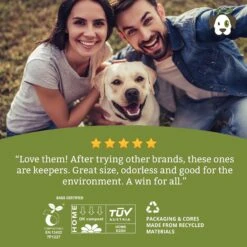 Doggy Do Good Certified Home Compostable Premium Dog & Cat Waste Bags - On A Single Roll, 200 Count -PetSafe Shop Sale 361423 PT5. AC SS1800 V1703697733