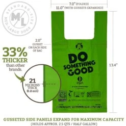 Doggy Do Good Certified Home Compostable Premium Dog & Cat Waste Bags - Handle Bags -PetSafe Shop Sale 361425 PT3. AC SS1800 V1703697379