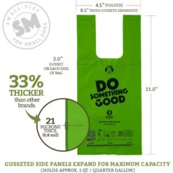 Doggy Do Good Certified Home Compostable Premium Dog & Cat Waste Bags, Small Handle Bags - On Rolls -PetSafe Shop Sale 361431 PT3. AC SS1800 V1703697674