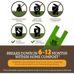 Doggy Do Good Certified Home Compostable Premium Dog & Cat Waste Bags, Small Handle Bags - On Rolls -PetSafe Shop Sale 361431 PT4. AC SS1800 V1703697620