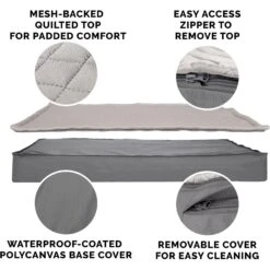 FurHaven Quilt Top Cooling Gel Convertible Indoor/Outdoor Cat & Dog Bed 12 FurHaven Quilt Top Cooling Gel Convertible Indoor/Outdoor Cat & Dog Bed -PetSafe Shop Sale 362151 PT4. AC SS1800 V1666817961