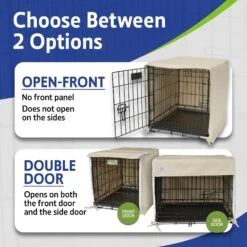 Pet Dreams Open Front Dog Crate Cover -PetSafe Shop Sale 362678 PT4. AC SS1800 V1684887052