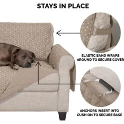 FurHaven Polyester Polka Paw Print Reversible Furniture Protector 13 FurHaven Polyester Polka Paw Print Reversible Furniture Protector -PetSafe Shop Sale 363157 PT5. AC SS1800 V1657809620