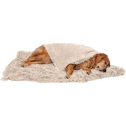 FurHaven Polyester Long Fur & Velvet Dog Blanket -PetSafe Shop Sale 363174 PT3. AC SS1800 V1657805426