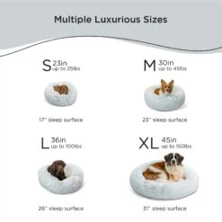 Best Friends By Sheri The Original Calming Shag Fur Donut Cuddler Cat & Dog Bed -PetSafe Shop Sale 363822 PT3. AC SS1800 V1689792026