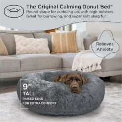 Best Friends By Sheri The Original Calming Shag Fur Donut Cuddler Cat & Dog Bed -PetSafe Shop Sale 363822 PT4. AC SS1800 V1689792631