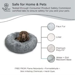 Best Friends By Sheri The Original Calming Shag Fur Donut Cuddler Cat & Dog Bed -PetSafe Shop Sale 363822 PT6. AC SS1800 V1689792700