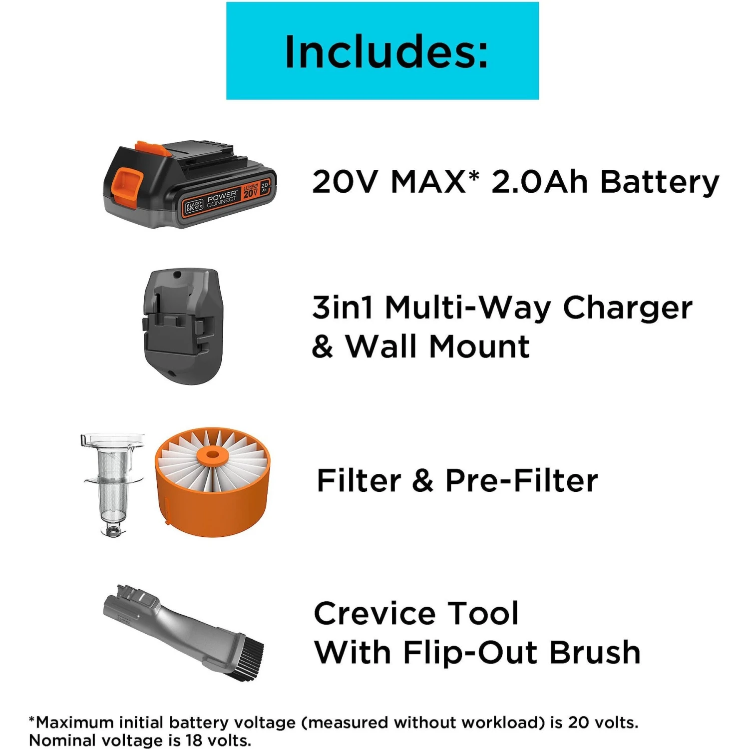 Black & Decker Black+Decker POWERSERIES Extreme Pet Cordless Stick Vacuum Cleaner 2 Black & Decker Black+Decker POWERSERIES Extreme Pet Cordless Stick Vacuum Cleaner - Image 2