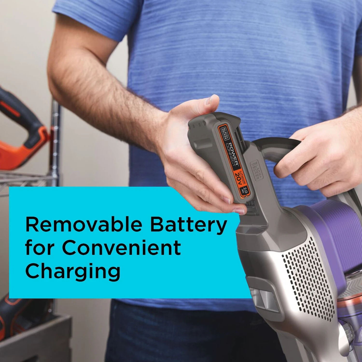 Black & Decker Black+Decker POWERSERIES Extreme Pet Cordless Stick Vacuum Cleaner 7 Black & Decker Black+Decker POWERSERIES Extreme Pet Cordless Stick Vacuum Cleaner - Image 7