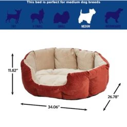 MidWest Tulip Style Dog Bed, Medium -PetSafe Shop Sale 364495 PT2. AC SS1800 V1643742425