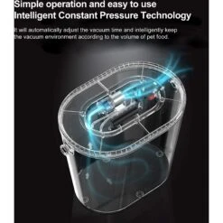 Pawshelf Vacuum Dog & Cat Food Storage Container, White, Medium 11 Pawshelf Vacuum Dog & Cat Food Storage Container, White, Medium -PetSafe Shop Sale 364533 PT2. AC SS1800 V1646694998