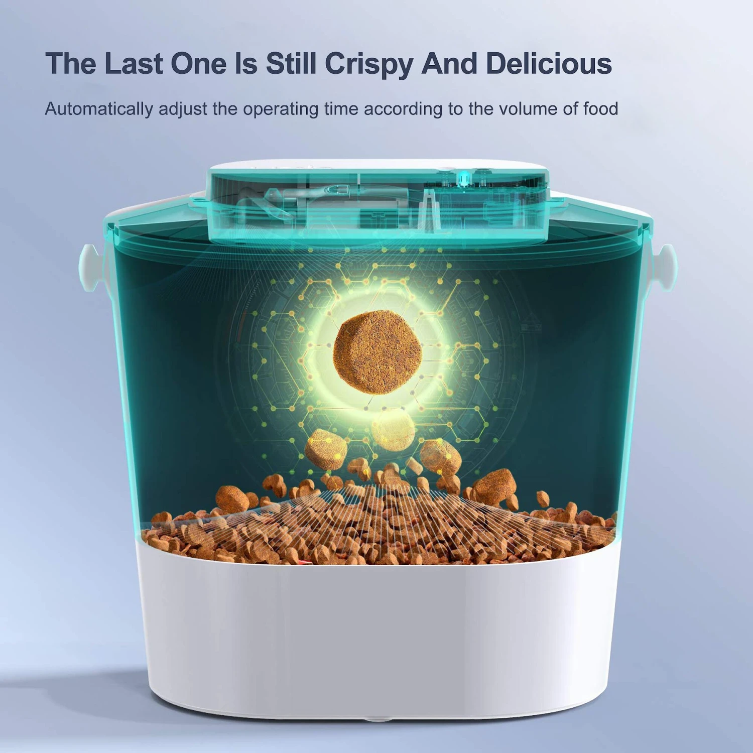 Pawshelf Vacuum Dog & Cat Food Storage Container, White, Medium 4 Pawshelf Vacuum Dog & Cat Food Storage Container, White, Medium - Image 4