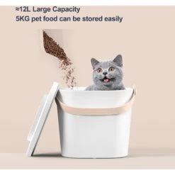 Pawshelf Vacuum Dog & Cat Food Storage Container, White, Medium 14 Pawshelf Vacuum Dog & Cat Food Storage Container, White, Medium -PetSafe Shop Sale 364533 PT5. AC SS1800 V1646696863