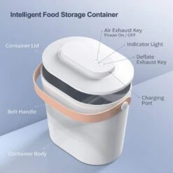 Pawshelf Vacuum Dog & Cat Food Storage Container, White, Medium 15 Pawshelf Vacuum Dog & Cat Food Storage Container, White, Medium -PetSafe Shop Sale 364533 PT6. AC SS1800 V1646698303