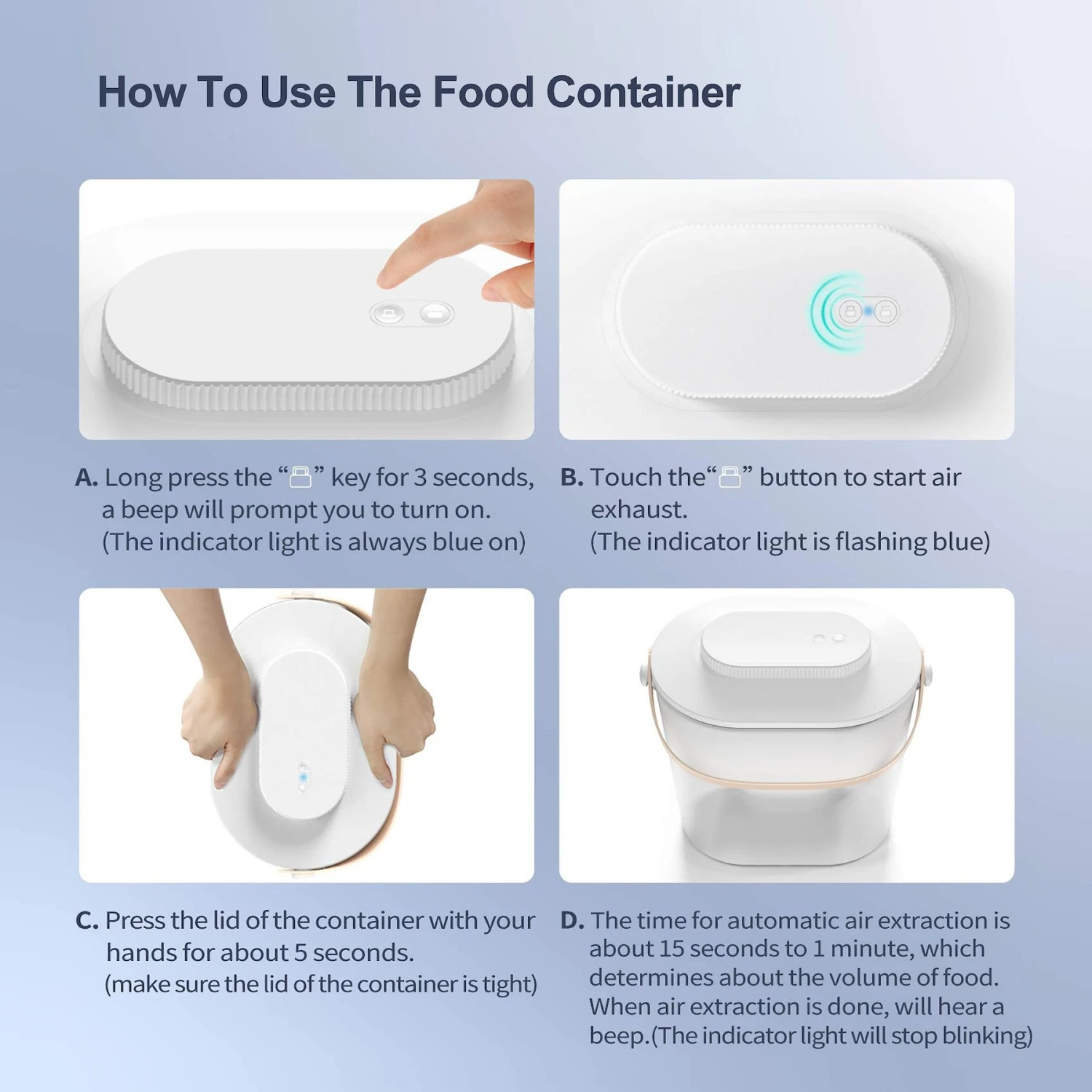 Pawshelf Vacuum Dog & Cat Food Storage Container, White, Medium 8 Pawshelf Vacuum Dog & Cat Food Storage Container, White, Medium - Image 8