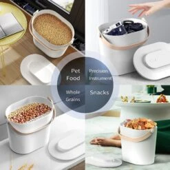 Pawshelf Vacuum Dog & Cat Food Storage Container, White, Medium 17 Pawshelf Vacuum Dog & Cat Food Storage Container, White, Medium -PetSafe Shop Sale 364533 PT8. AC SS1800 V1646693529