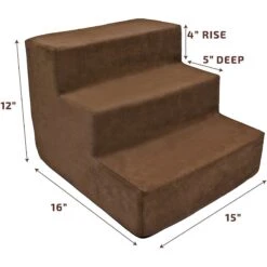 Precious Tails High Density Foam 3 Steps Dog & Cat Stairs -PetSafe Shop Sale 366786 PT7. AC SS1800 V1644369084