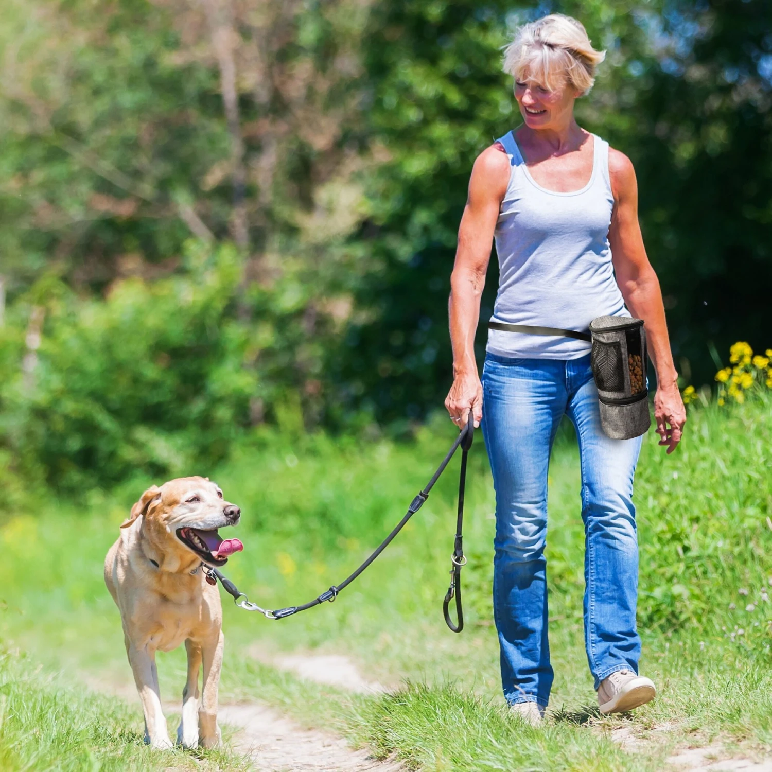 Pet Parade Pooch Pal Dog Feeder, Gray 7 Pet Parade Pooch Pal Dog Feeder, Gray - Image 7