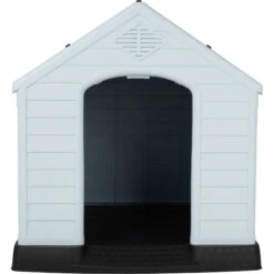 Frisco Plastic Outdoor Dog House With Elevated Platform -PetSafe Shop Sale 370363 PT4. AC SS1800 V1659994338