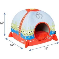 Pixar Toy Story's Pizza Planet Pillow Dog & Cat Bed & Pixar The Claw Covered Dog & Cat Bed -PetSafe Shop Sale 370386 PT6. AC SS1800 V1645808531