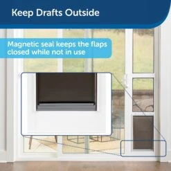 PetSafe Extreme Weather Sliding Glass Dog & Cat Door Replacement -PetSafe Shop Sale 370781 PT2. AC SS1800 V1645808787