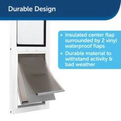 PetSafe Extreme Weather Sliding Glass Dog & Cat Door Replacement -PetSafe Shop Sale 370781 PT3. AC SS1800 V1645808188