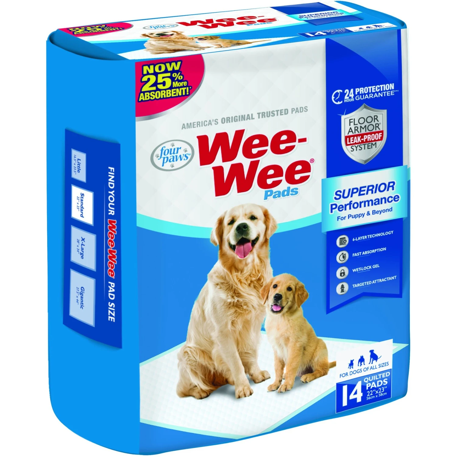 Four Paws Wee-Wee Superior Performance Dog Pee Pads, 14 Count 9 Four Paws Wee-Wee Superior Performance Dog Pee Pads, 14 Count - Image 9