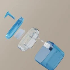 PATPET Triple Filter Ultra Quiet Pump Cat & Dog Water Fountain Dispenser, Blue, 75-oz -PetSafe Shop Sale 521670 PT3. AC SS1800 V1658217318