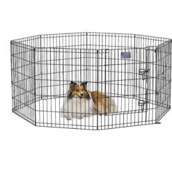 MidWest Wire Dog Exercise Pen With Step-Thru Door, Black E-Coat 13 MidWest Wire Dog Exercise Pen With Step-Thru Door, Black E-Coat -PetSafe Shop Sale 60389 PT4. AC SS1800 V1567184599
