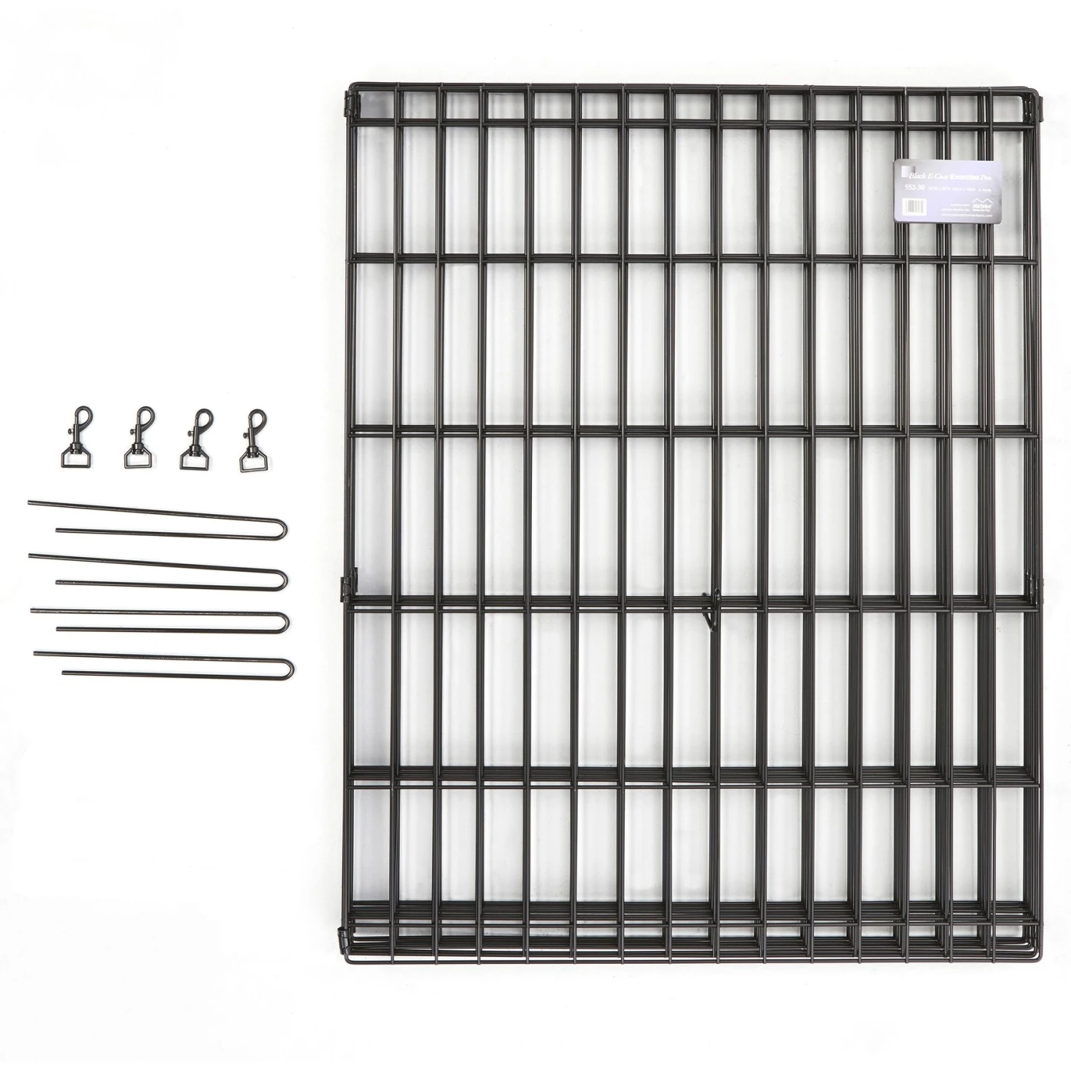 MidWest Wire Dog Exercise Pen With Step-Thru Door, Black E-Coat 9 MidWest Wire Dog Exercise Pen With Step-Thru Door, Black E-Coat - Image 9