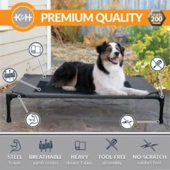 K&H Pet Products Original Pet Cot Elevated Dog Bed -PetSafe Shop Sale 611958 PT2. AC SS1800 V1659484091