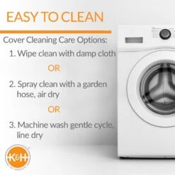 K&H Pet Products All Weather Elevated Dog Cot Bed Replacement Cover, Gray -PetSafe Shop Sale 613814 PT5. AC SS1800 V1660229356