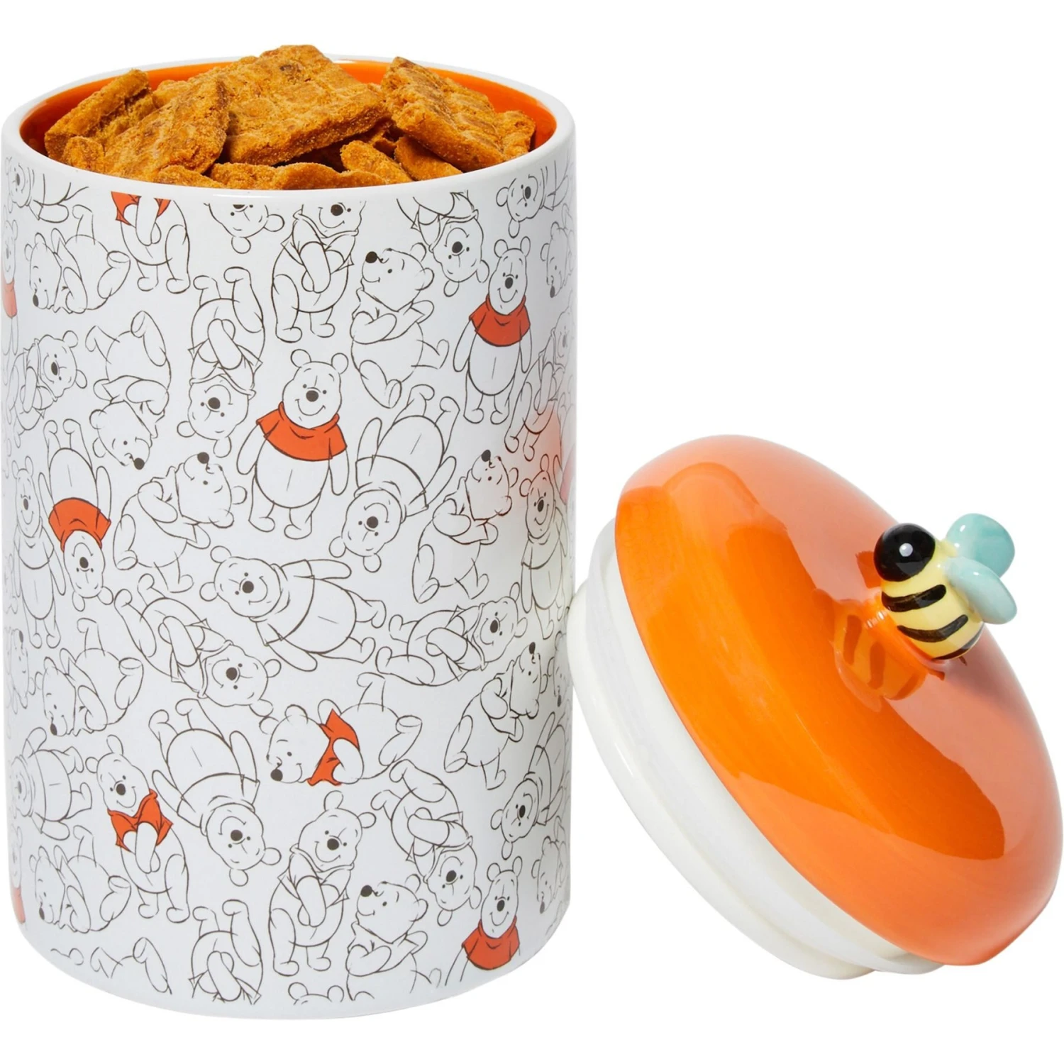 Disney Table Scraps Winnie The Pooh Organic Honey Roasted Turkey Recipe Dog Treats, 5-oz Bag & Disney Winnie The Pooh Orange Ceramic Dog & Cat Treat Jar 6 Disney Table Scraps Winnie The Pooh Organic Honey Roasted Turkey Recipe Dog Treats, 5-oz Bag & Disney Winnie The Pooh Orange Ceramic Dog & Cat Treat Jar - Image 6