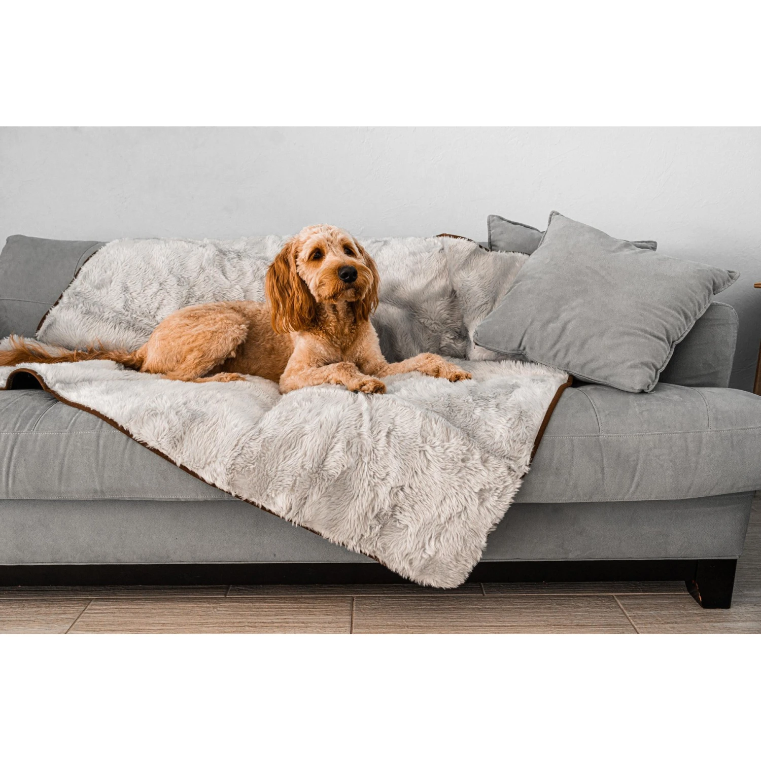 PawBrands PupProtector Cool Comfort Waterproof Throw Dog Blanket 1 PawBrands PupProtector Cool Comfort Waterproof Throw Dog Blanket