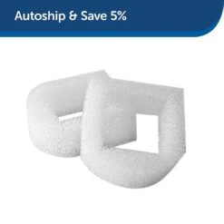 PetSafe Drinkwell Foam Replacement Filters, 2 Count 10 PetSafe Drinkwell Foam Replacement Filters, 2 Count -PetSafe Shop Sale 63158 PT4. AC SS1800 V1616681493