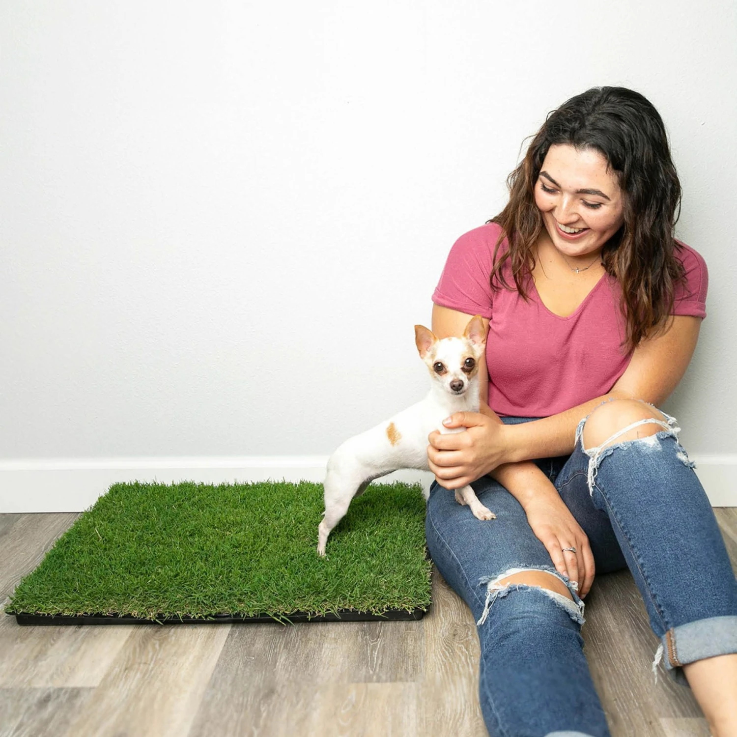 Gotta Go Grass The Natural Relief With Interlocking Tray Dog Potty Pads, 16-in X 24-in, 2 Count 4 Gotta Go Grass The Natural Relief With Interlocking Tray Dog Potty Pads, 16-in X 24-in, 2 Count - Image 4