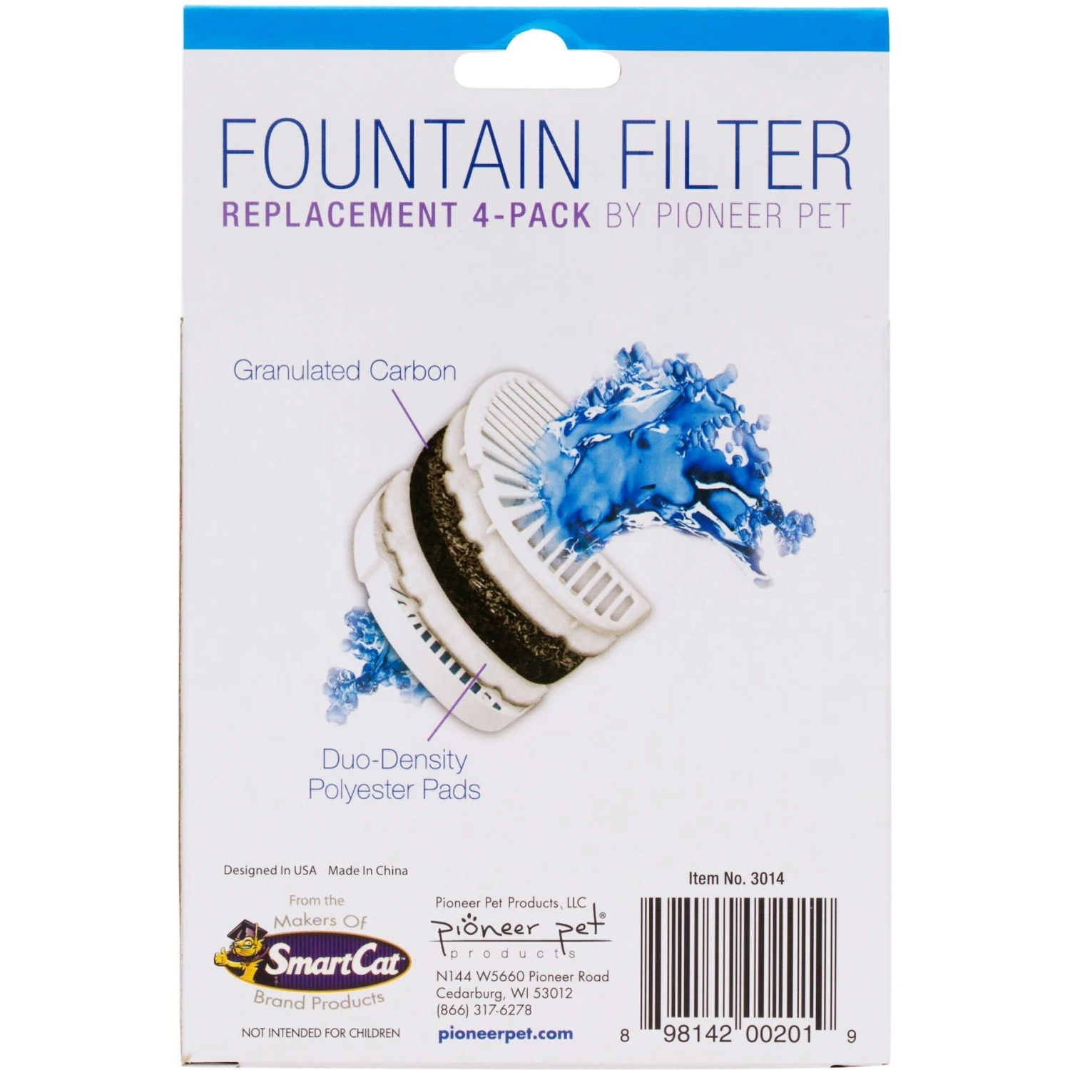 Pioneer Pet Replacement Filters For Ceramic & Stainless Steel Fountains 3 Pioneer Pet Replacement Filters For Ceramic & Stainless Steel Fountains - Image 3